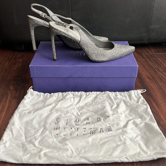 Stuart Weitzman Daisy Sling Heels - Picture 6 of 9